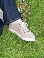 Sweat à capuche en tweed
