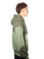 TWEED HOODIE OliveDrab