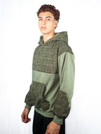 TWEED HOODIE OliveDrab