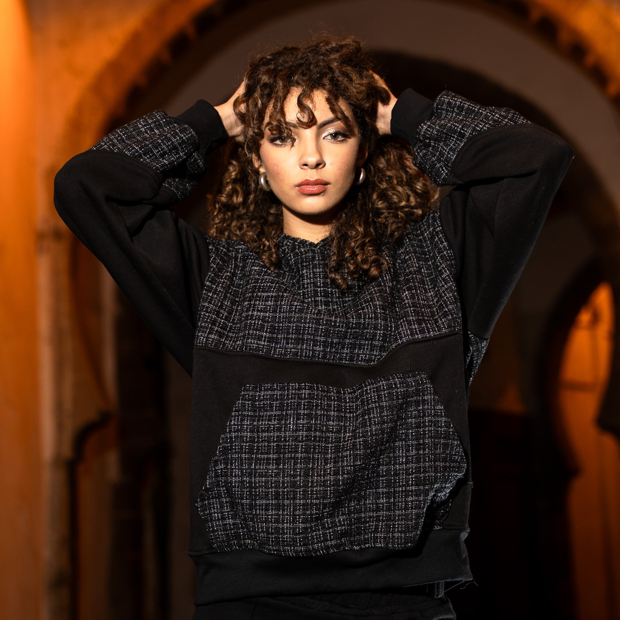 Tweed Hoodie | Night Heritage