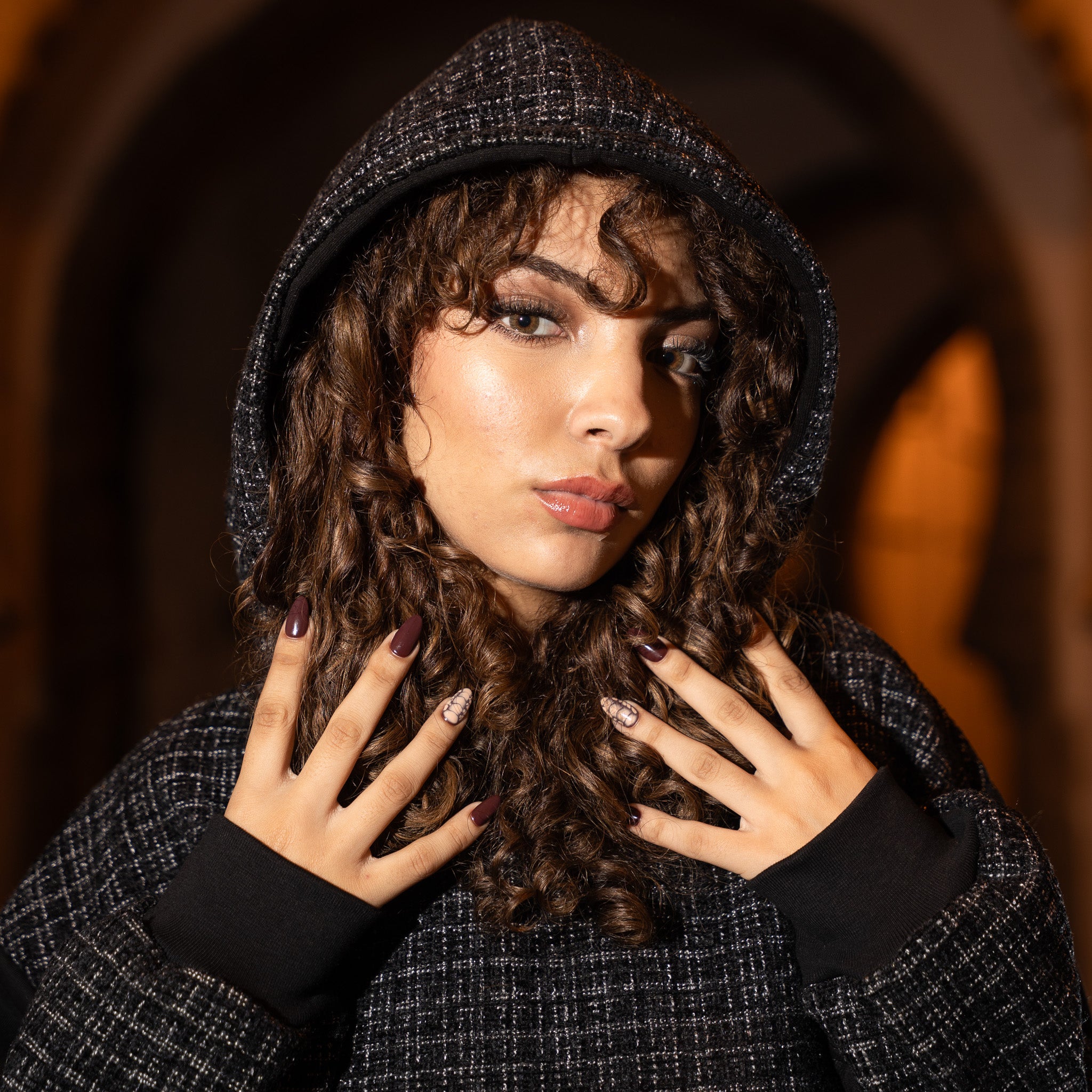 Tweed Hoodie | Night Heritage