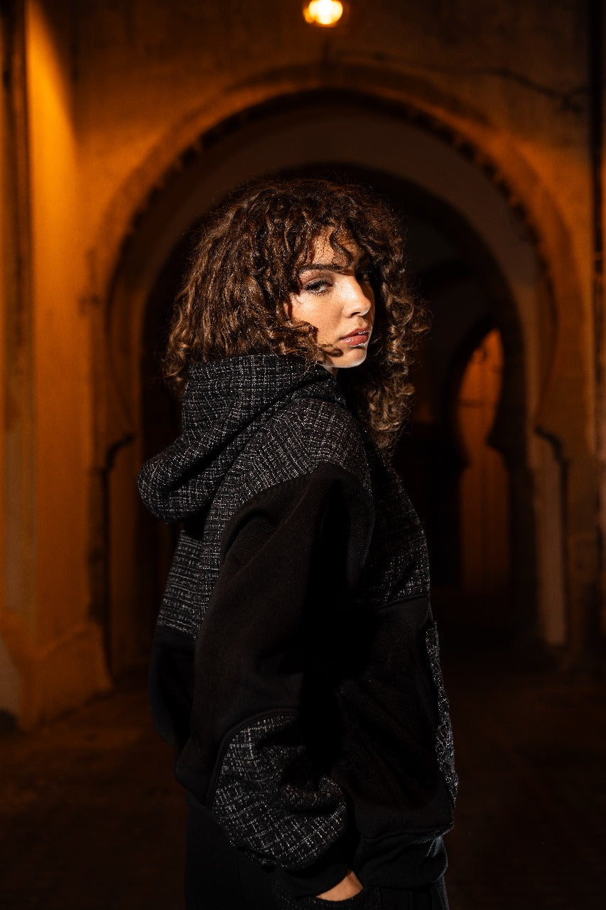 Tweed Hoodie | Night Heritage